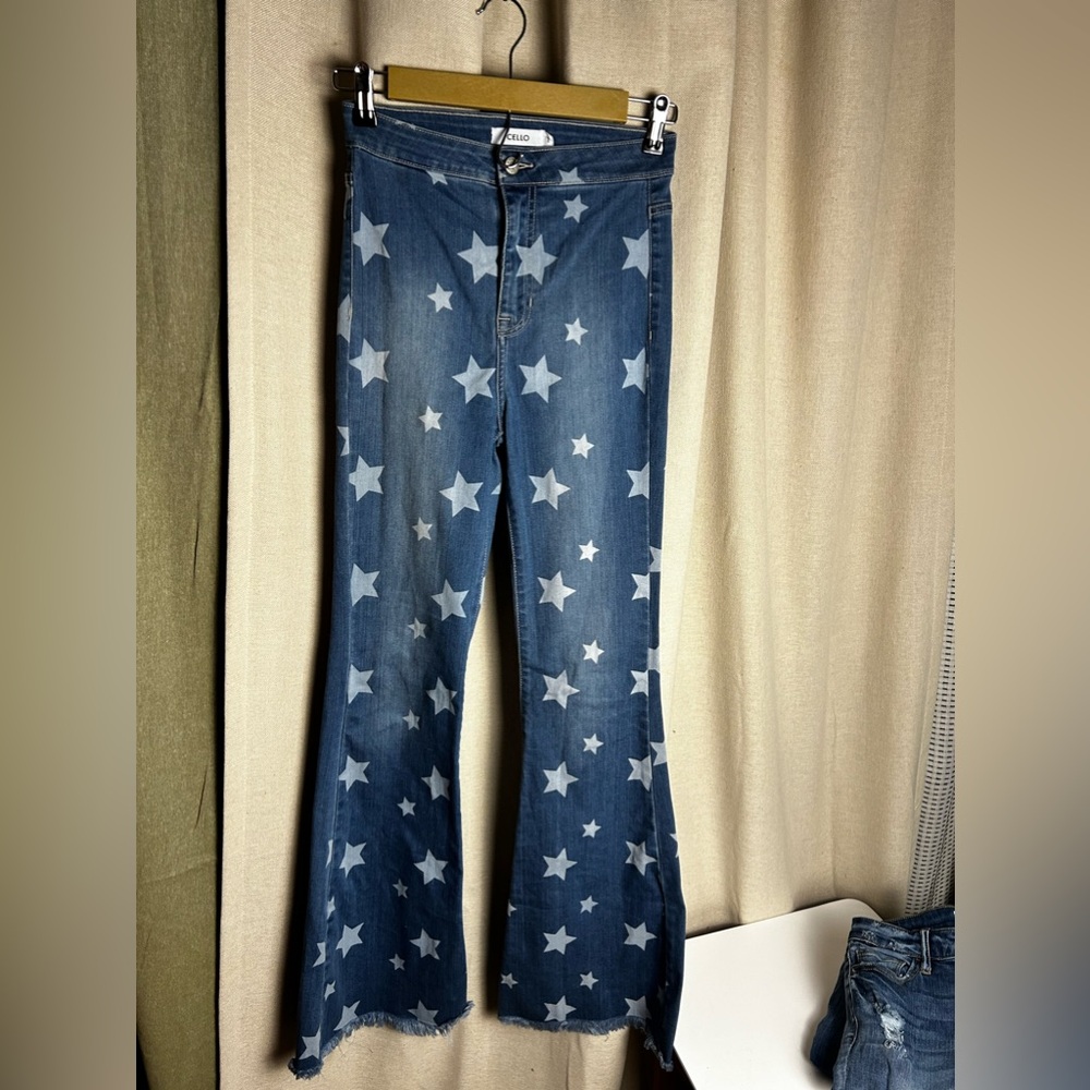 Cello Star Flare Jeans